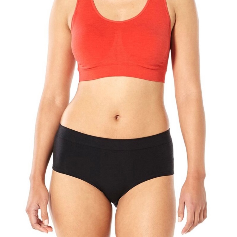 3pack Icebreaker Merino Wool Seamless Underwear Hipkini Black Size Small.